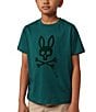 Color:Sea Moss - Image 1 - Little/Big Boys 5-20 Short Sleeve San Francisco Flocking Graphic T-Shirt