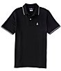 Color:Black - Image 1 - Logan Short-Sleeve Polo Shirt