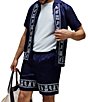 Psycho Bunny Luke Tencel Border Short Sleeve Shirt - Image 1