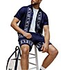 Psycho Bunny Luke Tencel Border Short Sleeve Shirt - Image 2