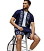 Psycho Bunny Luke Tencel Border Short Sleeve Shirt - Image 3