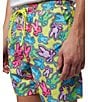 Color:Safe Yellow - Image 4 - Maybrook Lightweight Allover Bunny 5.75#double; Inseam Swim Trunks