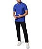 Color:Royal Blue - Image 3 - Modern Fit Logan Pique Short Sleeve Polo Shirt