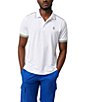 Color:White - Image 2 - Olex Sport Performance Stretch Short-Sleeve Polo Shirt