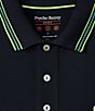 Color:Navy - Image 5 - Performance Stretch Desoto Pique Short Sleeve Polo Shirt