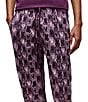 Psycho Bunny Printed Woven Poplin Pants, Color:Potent Pur - Image 3