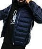 Psycho Bunny Quilted-Detail Hooded Puffer Jacket - Image 3