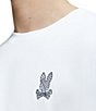 Psycho Bunny Reeves Back Short Sleeve T-Shirt, Color:White - Image 5