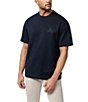 Color:Navy - Image 1 - Relaxed Danby Short Sleeve T-Shirt