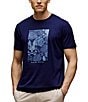 Psycho Bunny Rowen Graphic Short Sleeve T-Shirt, Color:Evening Blue - Image 1