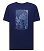 Psycho Bunny Rowen Graphic Short Sleeve T-Shirt, Color:Evening Blue - Image 4