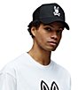 Psycho Bunny Ryder Trucker Cap, Color:Black - Image 5