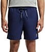 Psycho Bunny Samos Hydrochromic Printed 5.75#double; Inseam Swim Trunks - Image 1