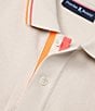 Color:Natural - Image 5 - Saratoga Pique Short Sleeve Polo Shirt