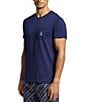 Psycho Bunny Short Sleeve Jersey Pocket Embroidered Bunny Lounge T-Shirt, Color:EVB - Image 3