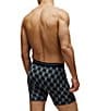Psycho Bunny Single Blurred Logo Printed Boxer Briefs, Color:Black - Image 2