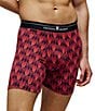 Psycho Bunny Single Blurred Logo Printed Boxer Briefs, Color:Bitter Sweet - Image 3