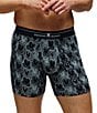 Psycho Bunny Single Printed Boxer Briefs, Color:Black - Image 3