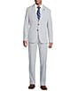 Psycho Bunny Slim Fit Striped Flat Front 2-Piece Suit - Image 1
