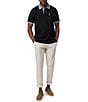 Color:Black - Image 2 - Southport Pique Short Sleeve Polo Shirt