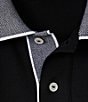 Color:Black - Image 6 - Southport Pique Short Sleeve Polo Shirt