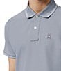 Color:Open Grey - Image 4 - Speed Pique Short Sleeve Polo Shirt