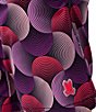 Color:Purple - Image 4 - Stafford Geometric-Printed 5 3/4#double; Inseam Swim Trunks