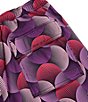 Color:Purple - Image 6 - Stafford Geometric-Printed 5 3/4#double; Inseam Swim Trunks