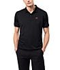 Color:Black - Image 1 - Stretch Concord Sport Short Sleeve Polo Shirt