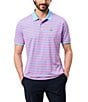 Color:Windsurfer - Image 1 - Stretch Willis Stripe Jersey Short Sleeve Polo Shirt