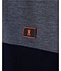 Color:Navy - Image 6 - Syracuse Color Block Sport Short Sleeve Polo Shirt