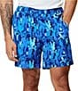 Psycho Bunny Tanner Allover Bunny Printed 5.75#double; Inseam Swim Trunks - Image 1