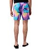 Color:Violet - Image 2 - Tyler Printed 5 3/4#double; Inseam Swim Trunks
