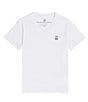 Color:White - Image 1 - V-Neck Short-Sleeve T-Shirt