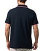 Color:Navy - Image 2 - Westbury Pique Short Sleeve Polo Shirt