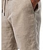 Color:Solid Crockery - Image 4 - Windcrest Linen 7#double; Inseam Shorts