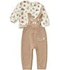 Purebaby Baby Allover Print Windcheater Overall Set - Image 2