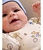 Purebaby Baby Organic Cotton Long Sleeve Bodysuit & Solid Jogger Pant Set - Image 2