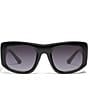 Color:Black/Smoke - Image 2 - / GUIZIO Women's Uniform 53mm Square Sunglasses