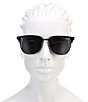 Color:Matte Black Smoke - Image 2 - Evasive Polarized Sunglasses