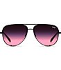 Color:Black Pink - Image 2 - High Key Aviator Sunglasses