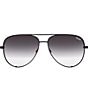 Color:Black Fade - Image 2 - High Key Aviator Sunglasses