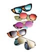 Color:Black Fade - Image 3 - Unisex High Key Aviator Sunglasses