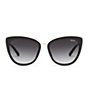 Color:Black Smoke - Image 1 - Honey Cat Eye Sunglasses