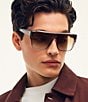 QUAY Men's Tempo 54mm Shield Sunglasses - Image 5