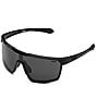 Color:Black - Image 1 - Men's Zero Below 54mm Polarized Shield Sunglasses