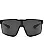 Color:Black - Image 2 - Men's Zero Below 54mm Polarized Shield Sunglasses