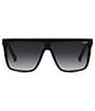 Color:Black Smoke - Image 2 - Unisex Nightfall 49mm Shield Sunglasses