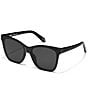 Color:Black/Black - Image 1 - Unisex After Party 54mm Square Sunglasses