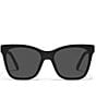 Color:Black/Black - Image 2 - Unisex After Party 54mm Square Sunglasses